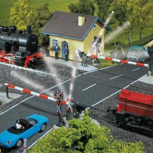 120171 Faller Beschrankter Bahnübergang