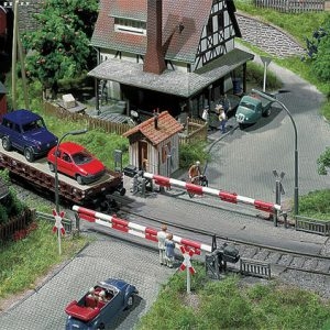 120172 Faller Beschrankter Bahnübergang