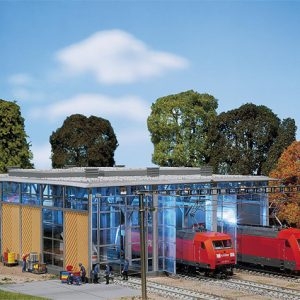 120217 Faller E-Lokschuppen, 3-ständig