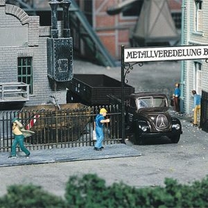 180412 Faller Eisenzaun mit Tor, 1046 mm