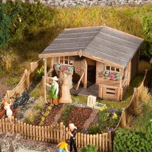 180493 Faller Schrebergarten mit großem Gar