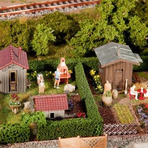180494 Faller 2 Schrebergärten mit Schuppen