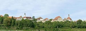 180509 Faller Modellhintergrund Kleinstadt