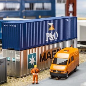 180843 Faller 40' Hi-Cube Container P&O