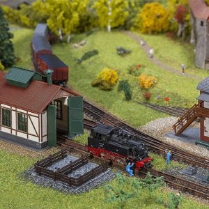 222108 Faller Set Nebenbahnlokschuppen mit