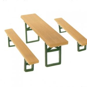 272442 Faller 48 Brauereibänke und 24 Tisch