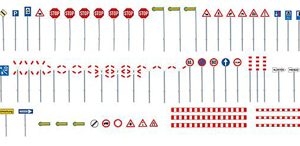 272449 Faller Verkehrsschilder-Set