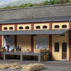 11436 Auhagen HO Lagerhaus-Halbrelief
