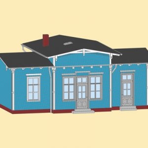 11449 Auhagen HO Bahnhof Norgens