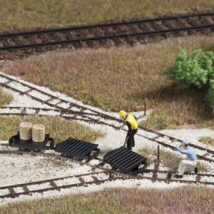 41703 Auhagen HO Flachlorenattrappen