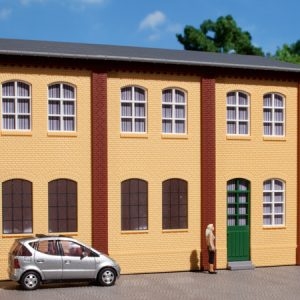 80606 Auhagen HO Wände 2323A, Wände 2323B gelb