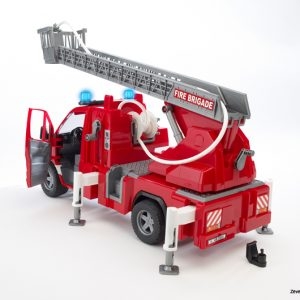 2532 Bruder MB Sprinter Feuerwehr mit Drehleiter und Pumpe