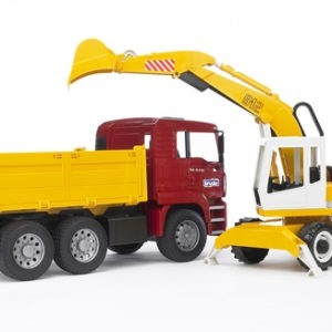 2751 Bruder MAN TGA Kipper+Liebherr Schaufelbagger