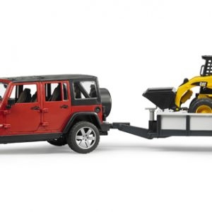 2925 Bruder JEEP Wrangler UR mit Anhänger und CAT Kompaktlader
