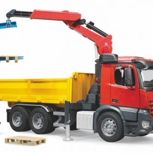 3651 Bruder MB Arocs Baust.LKW m.Kran+Schaufelgr.