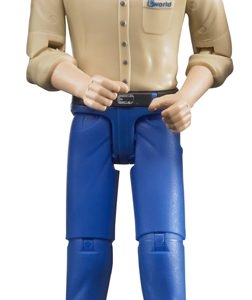 60006 Bruder Man met blauwe broek