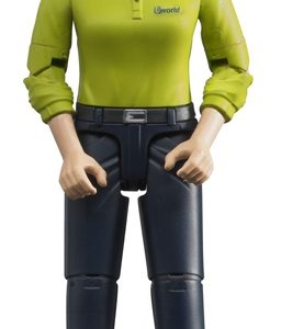 60405 Bruder bworld Frau, heller Hauttyp, blaue Hose