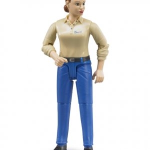 60408 Bruder bworld Frau, heller Hauttyp, blaue Hose