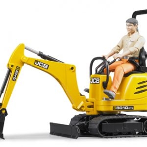 62002 Bruder Mikrobagger 8010CTS + Bauarbeiter