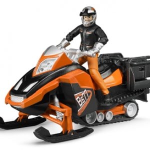 63101 Bruder Snowmobil mit Fahrer und Ausstattung