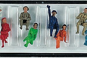 647001 Fleischmann Figurensatz 12 sitzende