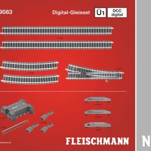 919083 Fleischmann Digi Gleisset Ü1D