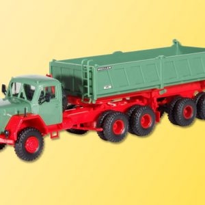 14036 Kibri H0 MAGIRUS DEUTZ mit MEILLER Kippsattelauflieger