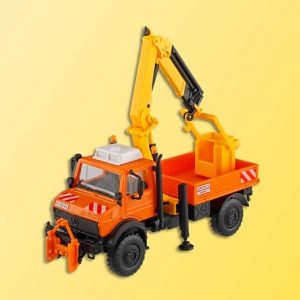 15005 Kibri H0 UNIMOG mit Arbeitskran und Korb