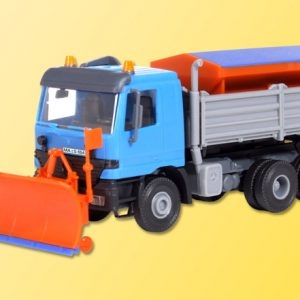 15006 Kibri H0 MB ACTROS mit Schneepflug und Streugerät
