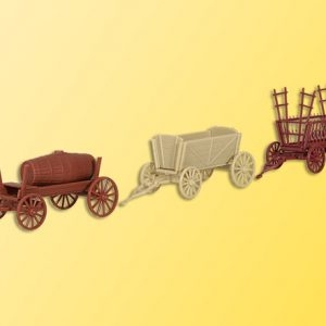 15703 Kibri H0 Landwirtschaftliche Anhänger Oldies, 3 Stück