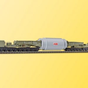 16507 Kibri H0 MAN Schienentiefladewagen Uaai 687.9 mit Generator Stator
