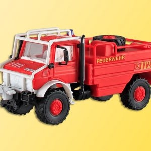 18270 Kibri H0 Feuerwehr UNIMOG Waldbrandlöschfahrzeug