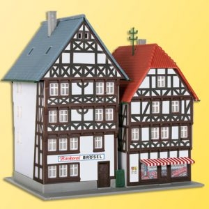 36404 Kibri Z Fachwerkhäuser Fritzlar, 2 Stück