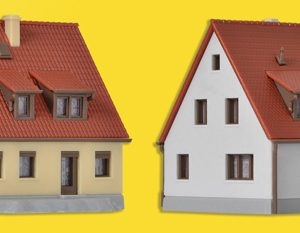 36780 Kibri Z Siedlungshaus aus den 30er Jahren, 2 Stück
