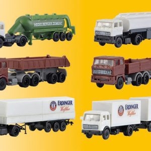 36980 Kibri Z LKW-Sattelzüge, 6 Stück