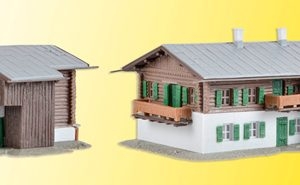 37029 Kibri N Berghäuser Sertig, 2 Stück