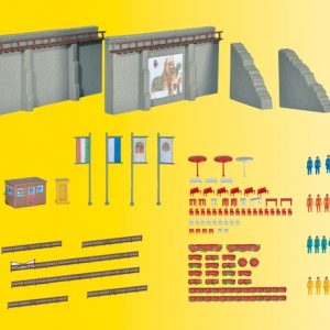 37366 Kibri N Stadtmauer mit Ausgestaltungsmaterial **Auslauf**