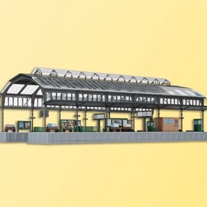 37758 Kibri N Bahnsteighalle, grau