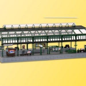 37760 Kibri N Bahnsteighalle, grün