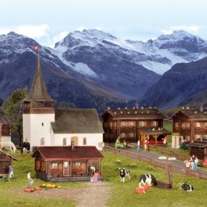 38010 Kibri H0 Set Sertig-Dörfli