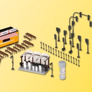 38102 Kibri H0 Deko-Set Straße und Stadt