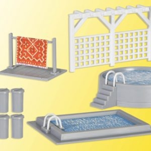 38148 Kibri H0 Deko-Set Garten und Terrasse