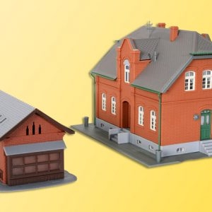 38188 Kibri H0 Siedlungshaus Oberhausen mit Nebengebäude