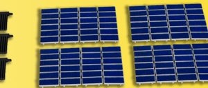 38602 Kibri H0 Deko-Set Solar, Röhren, Photovoltaik