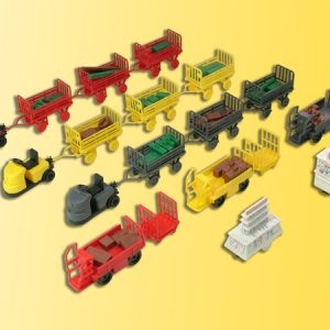 38646 Kibri H0 Deko-Set Gepäckwagen