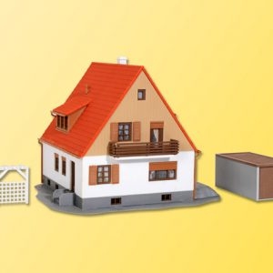 38748 Kibri H0 Einfamilienhaus mit Terrasse, Garage und Pergola