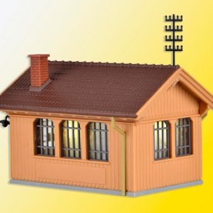 39309 Kibri H0 Schrankenwärterhäuschen inkl. Hausbeleuchtung