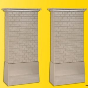 39751 Kibri H0 Gemauerter Viadukt-Mittelpfeiler mit Betonsockel, 2 Stück