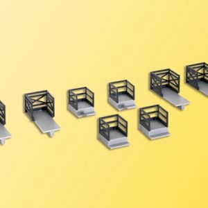 39754 Kibri H0 Konsolenträger mit Geländer für Oberleitungsmasten