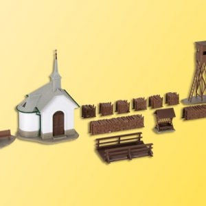 39780 Kibri H0 Kapelle in Hirschbichl mit Zubehör